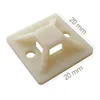 10x Kabelbinder-Befestigungssockel 20x20mm selbstklebend Produktbild-Vorschau 2