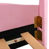 Merax Polsterbett Kinderbett 90x200cm mit Patchwork-Design, Produktbild-Vorschau 11