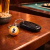 12 Stück Billard Schlüsselanhänger bunte Kugeln - ca. 2,5 Productafbeelding-voorbeeld 2