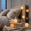 Dekorativní světelná girlanda s 10 LED kuličkami, lampióny, Náhled obrázku produktu 3