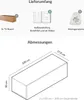 WEST TV-Lowboard 300 cm (3x 100cm), wandhängend, mit Produktbild-Vorschau 5