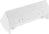 A white, three-outlet power strip is shown from a diagonal angle against a white background. Produktbild-Vorschau