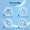 Knaak Selbstklebende Handtuchhaken 4er Set Edelstahl Produktbild-Vorschau 4