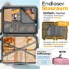 KESSER® 4tlg. Hartschalenkofferset Reisekofferset S-M-L-XL, Produktbild-Vorschau 8