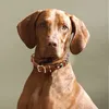 Handgeflochtenes Hundehalsband aus Echtleder - Premium Produktbild-Vorschau 6