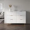 Comodino INONEFT con 6 cassetti, 100x34x73 cm, mobile Anteprima dell’immagine prodotto 1
