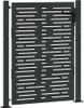 vidaXL Gartentor Schwarz 110 x 130 cm Pulverbeschichteter Produktbild-Vorschau 4