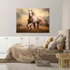 Wandbild Pferde Tiere - 120x80 cm - Leinwandbild - Bilder Produktbild-Vorschau 2
