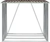 Vidaxl Brennholzschuppen 163x83x154 cm zincato Stahlbraun Anteprima dell’immagine prodotto 5