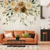 Vlies Fototapete - Summer bloom - retro floral motif with Produktbild-Vorschau 2