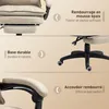 Vinsetto Fauteuil de bureau massant, chaise de bureau, Voir les images du produit 8