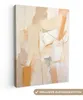 MuchoWow® - Leinwandbilder - Abstrakt - Beige - Orange - Produktbild-Vorschau 1