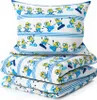 A stack of bedding with a Minions theme. Produktbild-Vorschau