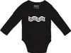 Huuraa Baby Body Hooray Hurra 74 Black  Baumwolle Fairtrade Produktbild-Vorschau 1