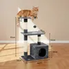 Arbre à chat Belviona 85 cm avec fixation murale, peu Voir les images du produit 5