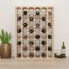 vidaXL Weinregal 70x33x94 cm Massivholz Kiefer Produktbild-Vorschau 3