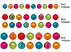 Weihnachtskugeln Glas 4-8cm mit Motiv 40er Set - Mille Produktbild-Vorschau 4