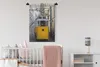 MuchoWow® Wandteppich Wandbehang Eine Straßenbahn bleibt Produktbild-Vorschau 2