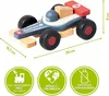 EverEarth Holzrennauto – Spielzeugauto aus Holz für Produktbild-Vorschau 1