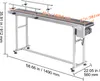 Pásový dopravník SucceBuy, 59 x 15,7 palců, robustní Náhled obrázku produktu 8