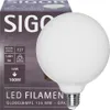 SIGOR 11W Globe 125mm Filament opal E27 1521lm 2700K Produktbild-Vorschau 1