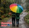 Großer Regenschirm Regenbogen XXL Stockschirm Partnerschirm Produktbild-Vorschau 4