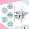 Love Gifts® Babyschaukel aus Holz hochwertig und geeignet Produktbild-Vorschau 5