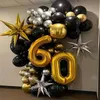 Palloncini - 60° compleanno - Numeri in lamina d'oro - Anteprima dell’immagine prodotto 3