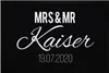 Fußmatte Mrs & Mr Nachname Name Datum personalisierbar Produktbild-Vorschau 1
