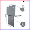 GeZu Impex Pfosten Dreiwegverbinder T-Form 121 x 121 mm Produktbild-Vorschau 2