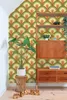 ESTAhome Tapete Art Decó Muster Grün und Braun 50 x 900 cm Produktbild-Vorschau 7