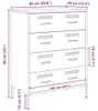 vidaXL Sideboard Rosa 68x39x89 cm Stahl Produktbild-Vorschau 8