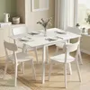 HOMCOM Tavolo da pranzo pieghevole, tavolo da cucina per Anteprima dell’immagine prodotto 2