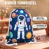 HECKBO Kinder Turnbeutel mit Astronaut & Weltraum-Motiv | Produktbild-Vorschau 8