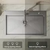 Edelstahl Küchenspüle 75 x 45 cm, große Einbauspüle, Produktbild-Vorschau 10