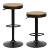 Tabouret de bar (lot de 2) Tabouret de bar en bois Acier Voir les images du produit 5