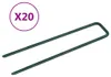 vidaXL Klince na umelú trávu 20 ks. Železo v tvare U Náhľad obrázku produktu 6