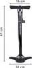Dunlop Fahrradpumpe mit Manometer Luftpumpe Fahrrad für Produktbild-Vorschau 2