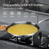 Padella per crepes 28 cm in acciaio inox antiaderente Anteprima dell’immagine prodotto 5