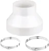 Adapter 150 mm auf 100 mm mit 2 Edelstahl Schlauchschelle Produktbild-Vorschau 1