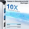 Laptop-Dockingstation 8-in-1 USB-C Hub Dockingstation mit Produktbild-Vorschau 8