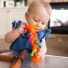 Gruba grzechotka mózgowa Pipsquiz Loops Pomarańczowa 15 cm Podgląd zdjęcia produktu 5