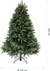 A full shot of an artificial Christmas tree on a white background, with dimensions indicated. Produktbild-Vorschau