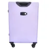 A light purple suitcase is shown from the back, standing on its wheels. Produktbild-Vorschau