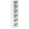 Highboard blanc 40x41x185 cm bois composite Voir les images du produit 1