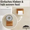 DEKAZIA® Klopapierhalter Holz mit Ablage – Produktbild-Vorschau 2