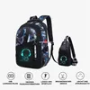 Schulrucksäcke Rucksack-Set Anime Leuchtender USB Jungen Produktbild-Vorschau 3