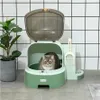 PawHut Katzentoilette, Katzenhaus, Katzenklo inklusive Produktbild-Vorschau 10