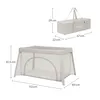Lit de voyage Lionelo Mila 2 en 1 pliable avec matelas et Voir les images du produit 9