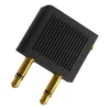 Q44 Flugzeug Kopfhörer Adapter 3,5mm Klinke Flugzeugadapter Produktbild-Vorschau 2